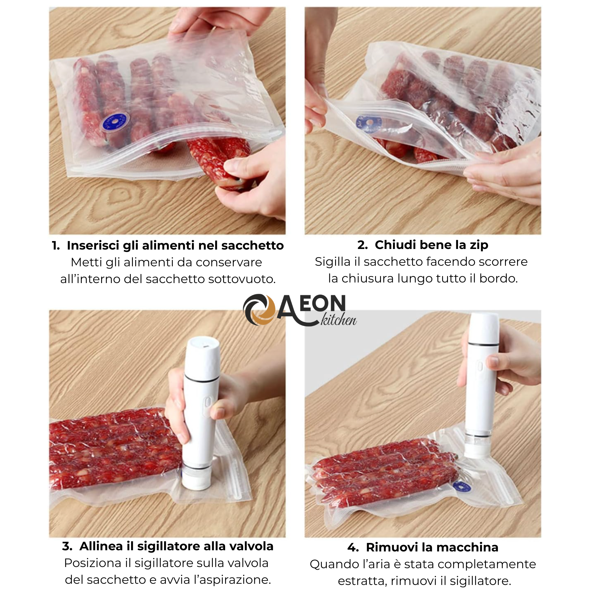 AEON™ Sigillatrice Sottovuoto Compatta